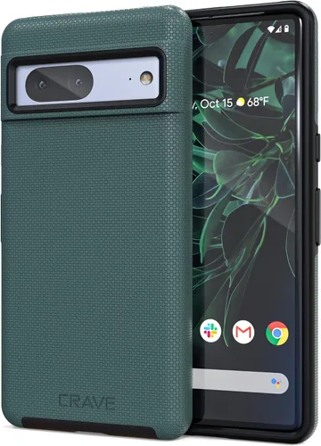 Vista 10 de Crave Funda para Pixel 5, Funda de la Serie de Protección Dual Guard para Google Pixel 5 - Aqua