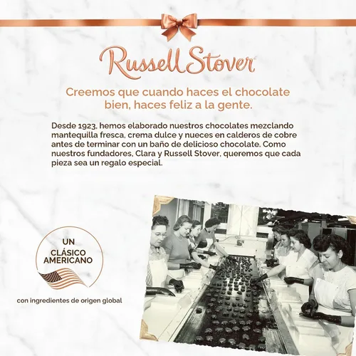 Vista 8 de Russell Stover Bolsa de regalo de caramelos de chocolate con leche y delicia de nuez pecán, 5.4 oz.