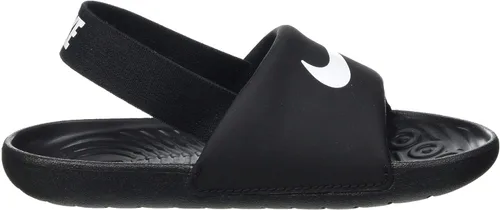 Vista 6 de Nike Zapatos Kawa Slide para bebés y niñas NegroNegroRosa Vivo