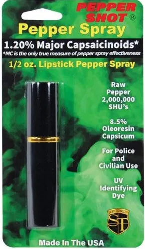 Vista 7 de Pepper Shot Lápiz labial OC Pepper Spray Bundle para mujeres Lote de dos (1) Rosa (1) Negro