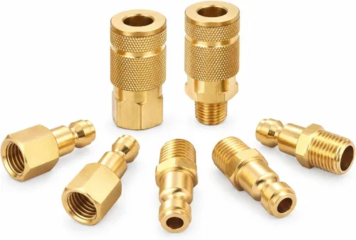 Vista 10 de Tipo automotriz masculino C automotriz de latón de 1/4 de pulgada NPT de 1