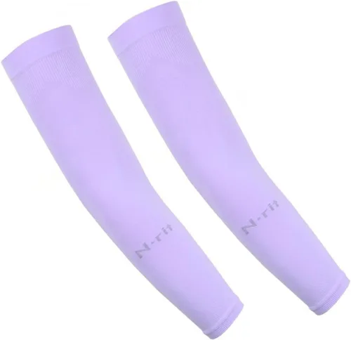 Vista 9 de Eutuxia Mangas deportivas de compresión con protección solar UV para hombres y mujeres