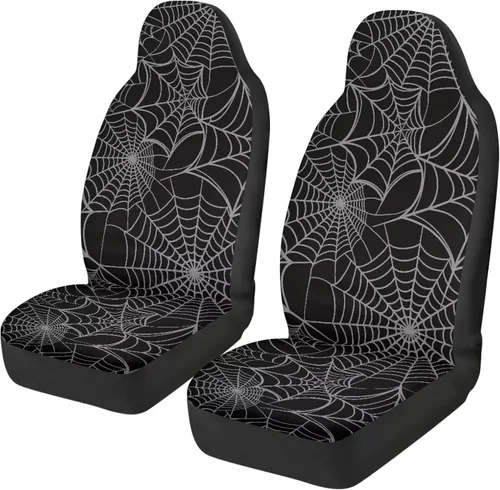 Vista 30 de Juego de 2 fundas de asiento delantero de automóvil, con diseño de bandera estadounidense, juego de 2 accesorios automotrices extraíbles, ajuste