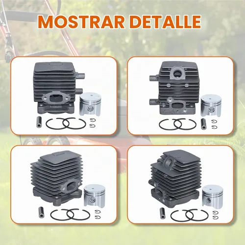 Vista 5 de Pistón de cilindro de 1.339 in para Stihl FS75 FS80 FS85 HT70 HS80 HS85 KA85 SP81 SP85 HT75, Cylionder, Kit de pistón, filtro de combustible, Flter