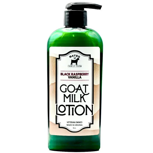 Vista 7 de Loción de leche de cabra y manteca de karité 8 oz (crema de bayas N)