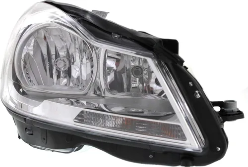 Vista 3 de Garage-Pro Faros delantero lado pasajero lado faro conjunto para Mercedes Benz C250 2012-2014, C300 halógeno con bombilla(s) sedán, reemplaza #