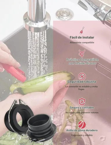 Vista 5 de Piezas de eliminación de basura para Insinkerator, acoplador flexible 75499
