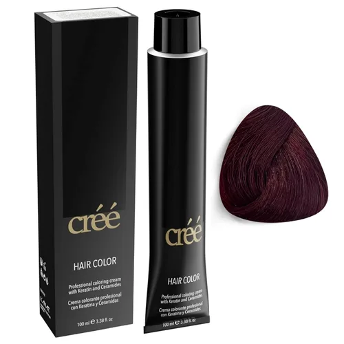 Vista 9 de Cree Professional 3.6 - Tinte permanente para el cabello, marrón rojo oscuro, larga duración, rico vibrante, cobertura de canas, 3.4 onzas líquidas
