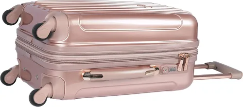Vista 4 de Kensie Alma - Equipaje rígido con ruedas giratorias para mujer, Rose gold), T-57903-RG