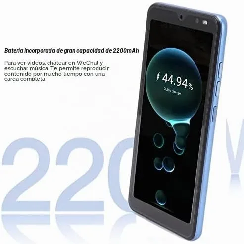 Vista 6 de para Android 6 Smartphone, 5.45 pulgadas pantalla completa teléfono celular 2GB 32GB ROM, 5MP cámara trasera teléfono móvil, para MTK6799 Quad Core