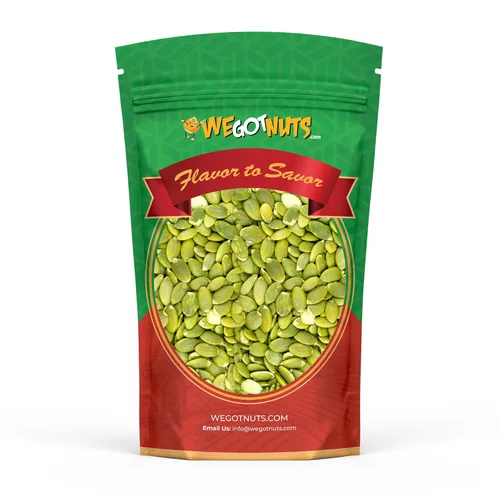 Vista 11 de Semillas de calabaza saladas tostadas - Bocadillo crujiente y sabroso, 2 libras (31.99 oz) Pepitas ricas en proteínas para aperitivos diarios
