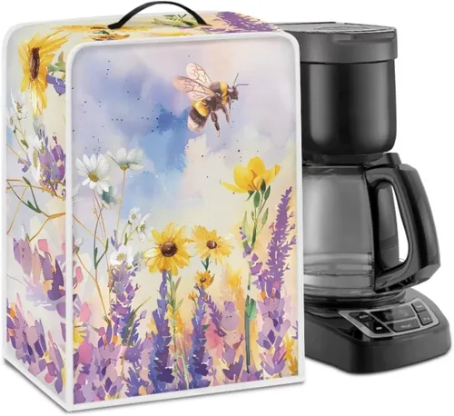Vista 56 de Cubiertas antipolvo para máquina de café cruzado con bandera estadounidense, para mezclador, máquina de jugo, mantiene la cocina y la oficina
