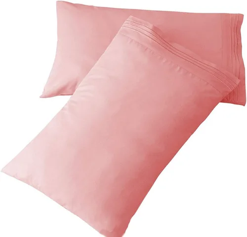 Vista 19 de SONORO KATE Juego de fundas de almohada de lujo de microfibra cepillada 1800 Bedding - antiarrugas, (beige, 2 fundas de almohada estándar)