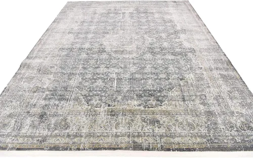 Vista 26 de Unique Loom Baracoa Collection - Alfombra de área La Cabana (2' 2" x 3' 1", gris humo/marrón)