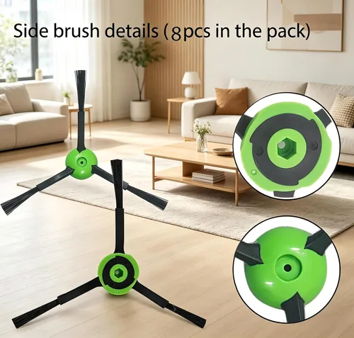 Vista 3 de Piezas y Accesorios para iRobot Roomba evo i1 i2/+i3 i3+ i4 i5 i6 i6+ i7 i7+ i8 i8+/Plus E5 E6 E7 J5 J6 J7 Series I, E y J: Cepillo de Rodillo, Kit