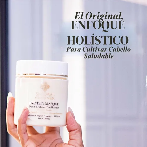 Vista 5 de Shedavi Mascarilla para el cabello - Tratamiento de proteínas con queratina para el cabello seco y dañado