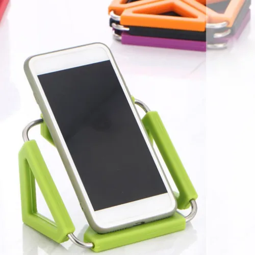 Vista 2 de Foldable Hot Pot Holder Trivet Mat, 5 Pack Silicone Stainless Steel