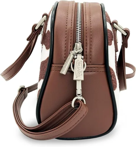 Vista 5 de Von Dutch Bolso de boliche para mujer, elegante bolso de mano con correa ajustable, interior espacioso