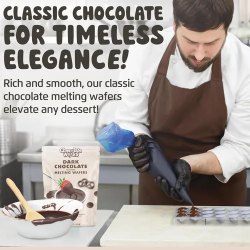 Vista 6 de Chocolate Works Chocolate para Derretir Parent (1.0 lb (Paquete de 5), Chocolate Oscuro)