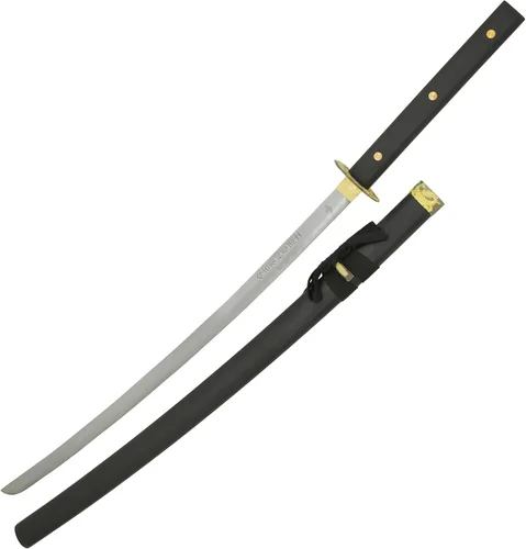Vista 2 de Snake Eye Tactical Clásica - Espada samurái Katana de dos tonos con soporte de exhibición