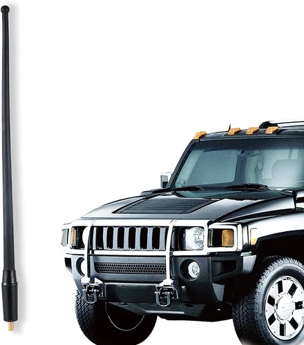 Vista 7 de Antena corta de radio de coche de 7.6 pulgadas, antena de goma flexible en espiral de 7.7 in, repuesto para radio de automóvil FM/AM, compatible
