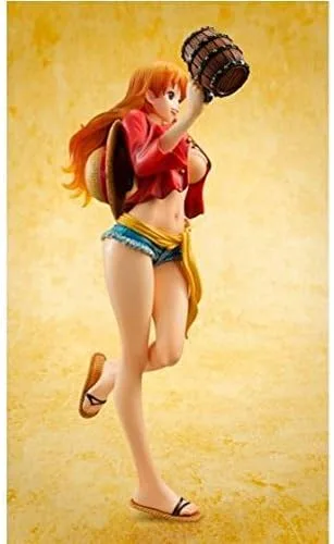 Vista 7 de Megahouse One Piece: Portrait of Pirates: Nami Mugiwara Versión 02 Edición Limitada Figura de PVC