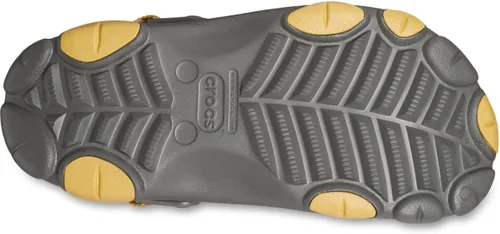 Vista 4 de Crocs - Zuecos unisex para adultos, todo terreno, con forro y correa de talón ajustable Oliva polvorienta