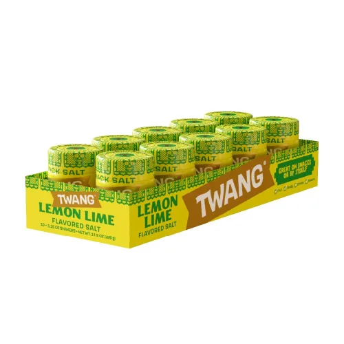 Vista 17 de Twang erz Chile-Lime condimento sal para aperitivos, coctelera de 1.15 onzas (paquete de 10)