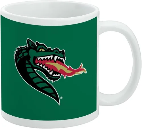 Vista 44 de Taza de cerámica con el logotipo principal de la Universidad Rider, taza de regalo novedosa para café, té y bebidas calientes, 11oz, blanca