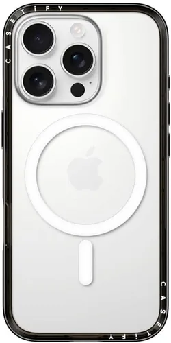 Vista 9 de CASETiFY Funda compacta para iPhone 15 [delgada y elegante/compatible con Magsafe / 4 pies 2X protección contra caídas de grado militar] - Negro