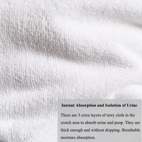 Vista 4 de Se puede reutilizar, ropa interior permanente lavable para adultos, pañales de entrenamiento para bebés, ropa interior impermeable