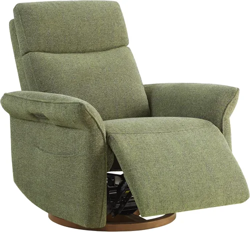 Vista 11 de CHITA Silla reclinable giratoria eléctrica para guardería, motor triple Azul bebé