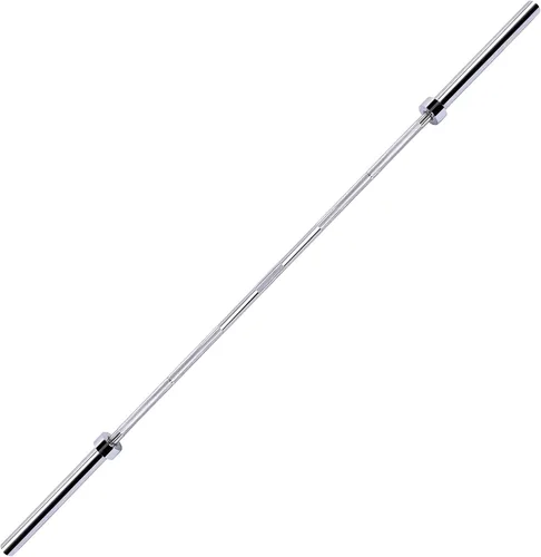 Vista 8 de Fitvids 2 Inch Olympic Barbell Bar, 5/6/7 Feet Bar with Collar for Home Gym Strength Training, weight lifting, Bench Press, 700 LB Capacity