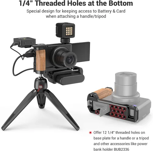 Vista 4 de SMALLRIG Soporte en forma de L con zapata fría para cámara digital Sony ZV1 - 2936