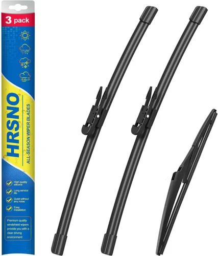 Vista 29 de Limpiaparabrisas de 15"+15" con juegos de escobillas limpiaparabrisas traseras de 13", repuesto automotriz para Jeep Wrangler 2007-2017, escobillas