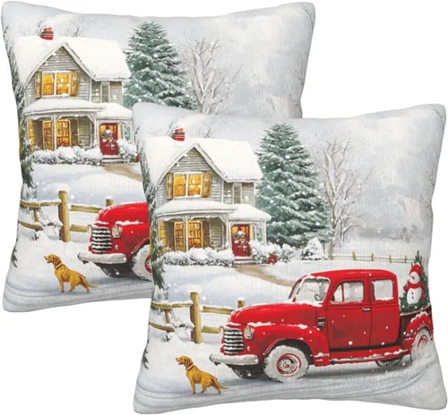 Vista 6 de Juego de 2 fundas de almohada decorativas de conejo de Pascua de 16 x 16 pulgadas, con diseño de conejos y hojas de primavera, fundas de almohada