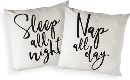 Vista 17 de The Cotton & Canvas Co. Home is Wherever I'm with You - Funda de almohada, funda de cojín, funda de almohada decorativa
