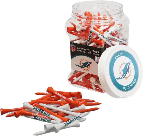 Vista 5 de Team Golf NFL Buffalo Bills Jar Of 175 Golf Tees 2-3/4" Golf Tees, 175 Pack, Regulation Size, Multi Team