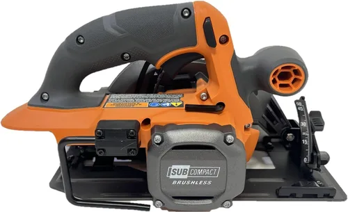 Vista 4 de RIDGID 18V SUBCOMPACT SIN CEPILLO Inalámbrico 6-1/2 pulgadas Herramienta de sierra circular SOLAMENTE R8656B La batería y el cargador se venden