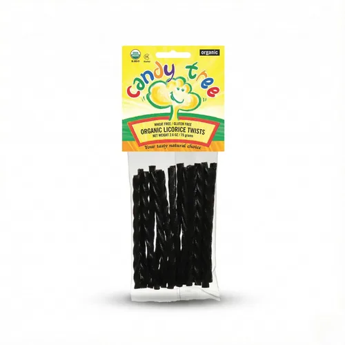 Vista 9 de Candy Tree Giros orgánicos, sin trigo ni gluten, frambuesa, paquete de 4, 2.65 oz