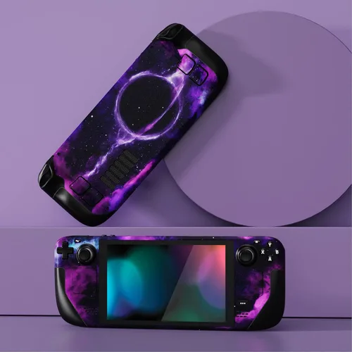 Vista 4 de PlayVital Juego completo de calcomanías protectoras para cubierta de vapor, calcomanías personalizadas para cubierta de vapor, PC de juegos de mano