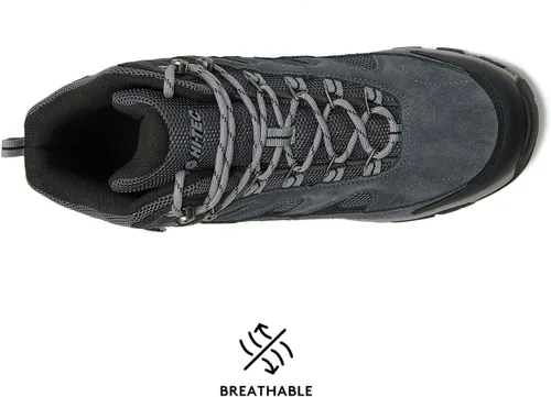 Vista 5 de HI-TEC Yosemite WP Mid Botas de senderismo impermeables para hombre, ligeras, transpirables, para el aire libre
