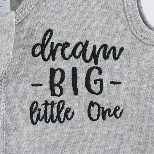 Vista 5 de The Peanutshell Saco de dormir para bebé niña, diseño floral de granja, tamaños hasta 12 meses (Medium/Large), Gris