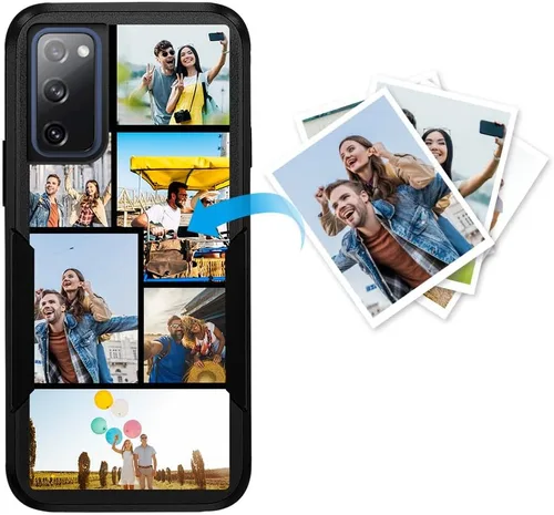 Vista 117 de Funda de teléfono personalizada para Galaxy S20 FE 5G, funda para teléfono multifoto, funda protectora resistente de doble capa a prueba de golpes