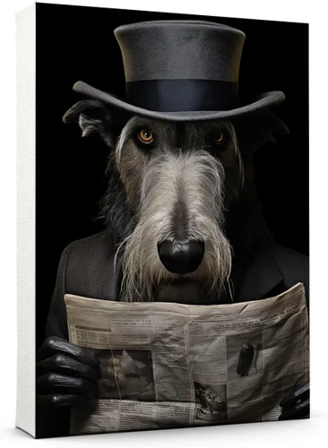 Vista 181 de Thuan Affenpinscher - Póster de lienzo con tus fotos, arte de pared para decoración del hogar, regalo conmemorativo para amantes de las mascotas
