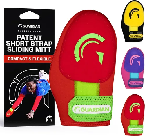 Vista 12 de Guante deslizante Guardian Baseball - Tallas para jóvenes y adultos - Guante deslizante para béisbol - Correa de compresión elástica