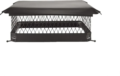 Vista 20 de Draft King CBO913 - Tapón de chimenea de acero galvanizado negro con perno, 9 x 13 pulgadas