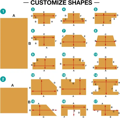 Vista 8 de Cojín de banco de tamaño personalizado, 30 colores, para asiento de ventana de bahía, espuma gruesa de tapicería de 1.18, 1.97 y 3.15 pulgadas