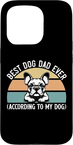 Vista 14 de French Bulldog Lover Best Dog Dad Ever Funny Pet Parent Gift Case for iPhone 17