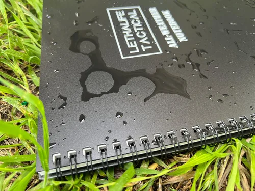 Vista 4 de Bloc de notas para todo tipo de clima de 8.5 x 11 pulgadas (negro)